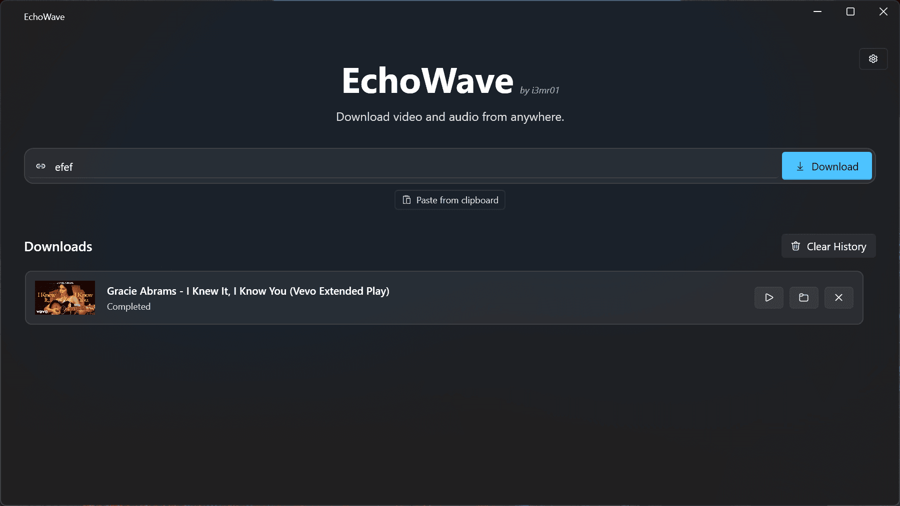EchoWave - Download video and audio from anywhere